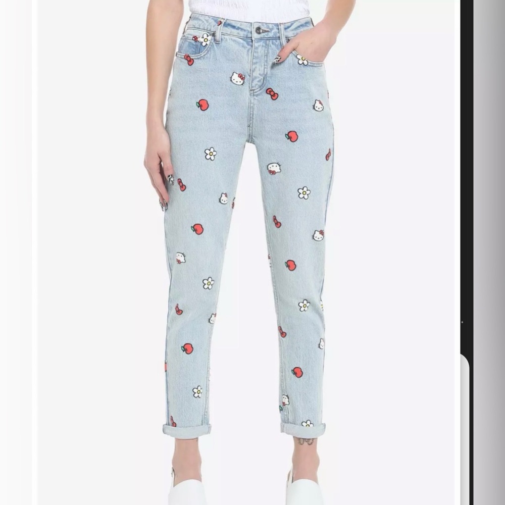 Hello Kitty Light Blue Jeans